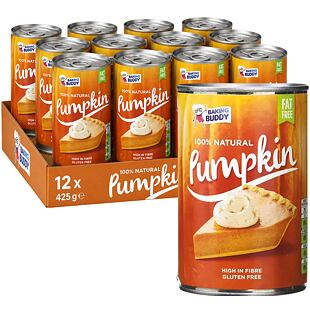 Baking Buddy dýňové pyré 425 g Celé balení 12 ks