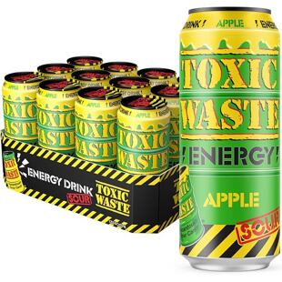 Toxic Waste energetický nápoj s příchutí kyselého jablka 500 ml Celé balení 12 ks