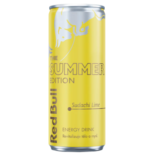 Red Bull CZ sycený energetický nápoj s příchutí sudachi a limetka 250 ml
