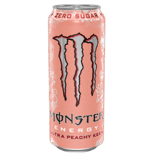 Monster CZ Ultra Peachy Keen energetický nápoj bez cukru 500 ml