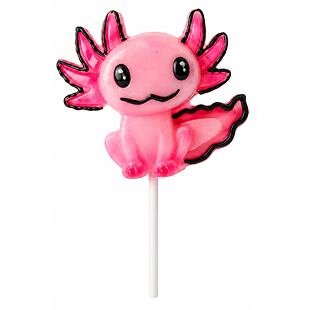 Felko ovocné lízátko ve tvaru axolotla 45 g