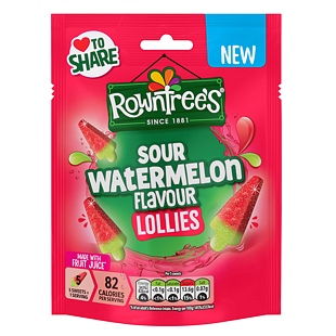 Rowntree's kyselé želatinové bonbony ve tvaru zmrzlinek s melounovou příchutí 130 g