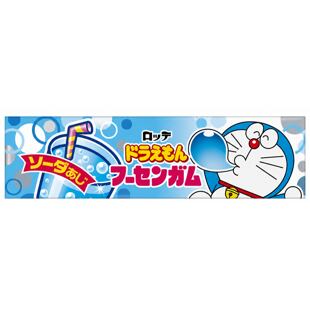 Lotte JAP Doreamon žvýkačky s příchutí Ramune 18 g