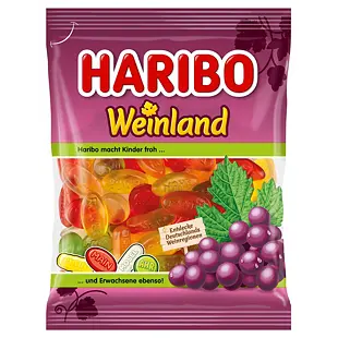 Haribo DE Weinland želé s ovocnou a bylinnou příchutí 175 g
