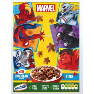 Weetabix Marvel celozrnné kakaové cereálie 375 g