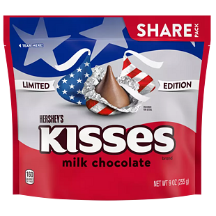 Hershey's US Kisses pusinky z mléčné čokolády 255 g