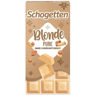 Schogetten DE Blonde Pure bílá čokoláda s karamelem 100 g