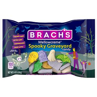 Brach's US Halloween Candy Corn fondánové bonbóny ve tvaru náhrobků 226 g