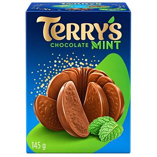 Terry's mléčná čokoláda s příchutí máty 145 g