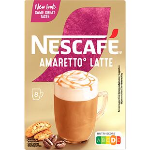 Nescafé instantní latté s příchutí Amaretto 8 x 17,5 g