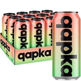 Qapka minerální voda s příchutí broskev a kiwi 500 ml Celé balení 12 ks