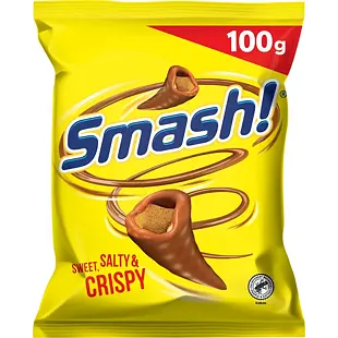 SMASH! kukuřičné křupky obalené v mléčné čokoládě 100 g