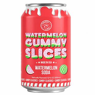Candy Lips USA sycený nápoj s melounovou příchutí 355 ml
