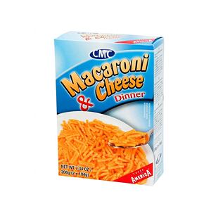 CMC Mac & Cheese instantní makaróny amerického typu se sýrovou omáčkou 208 g