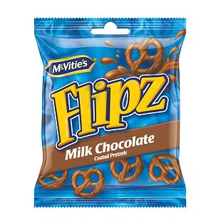 Flipz McVitie's preclíky v mléčné čokoládě 39 g