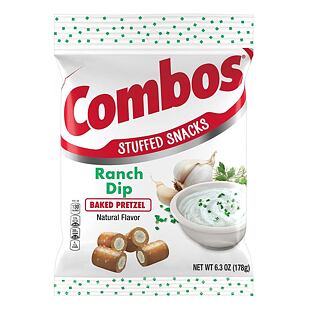 Combos preclíky s náplní s příchutí dresinku Ranch 179 g