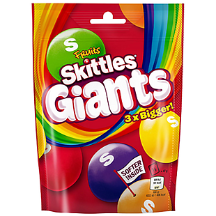 Skittles žvýkací bonbony v křupavé cukrové skořápce s ovocnými příchutěmi 132 g