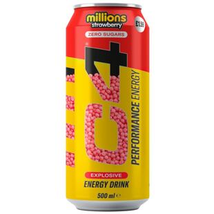 Cellucor C4 Millions energetický nápoj s příchutí jahody bez cukru 500 ml