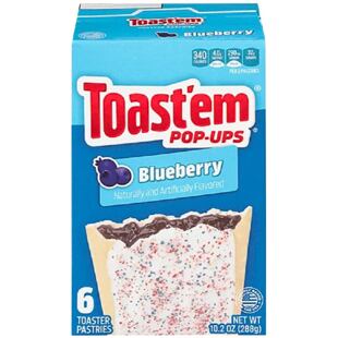 Toast'em pšeničné taštičky s náplní a polevou s příchutí borůvky 288 g