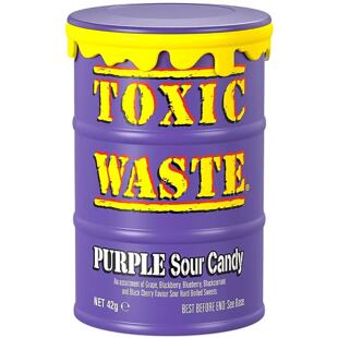 Toxic Waste Purple sour candies 42 g