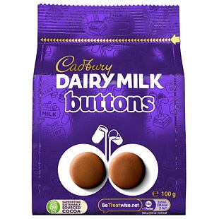 Cadbury milk chocolate buttons 100 g