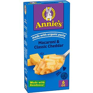 Annie's Mac & Cheese instantní těstoviny s čedarovou omáčkou 170 g