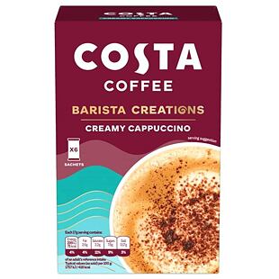 Costa Coffee instantní krémové cappuccino 6 x 17 g
