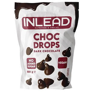 Inlead dropsy z hořké čokolády bez cukru 150 g