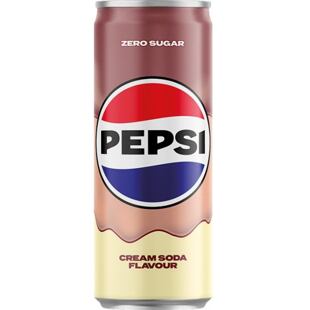 Pepsi CZ Zero kolový nápoj s příchutí Cream Soda 250 ml