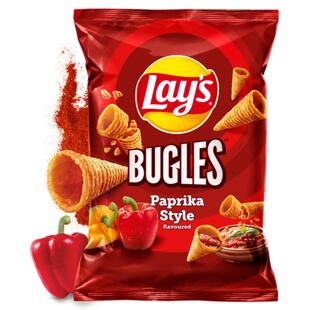 Lay's PL Bugles kukuřičné křupky s příchutí papriky 75 g