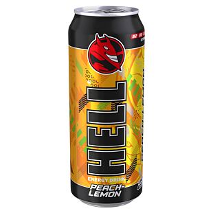 Hell EU Energetický nápoj s příchutí broskve a citronu 500 ml