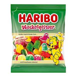 Haribo DE Wackelgeister želé a pěnové bonbóny s ovocnou příchutí ve tvaru duchů 160 g