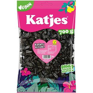 Katjes DE Katzen-Kinder Vegan Licorice Candies in the Shape of Kittens, 700 g