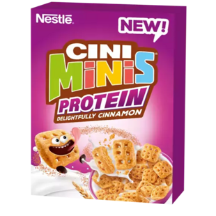 Nestlé Cini Minis EU Protein cereálie s příchutí skořice 340 g