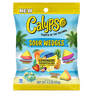 Calypso US kyselé žvýkací bonbonky s příchutí limonády a ovoce 127 g