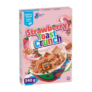Toast Crunch CAN cereálie s jahodovou příchutí 340 g