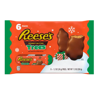 Reeses Trees stromečky z mléčné čokolády plněné arašídovým máslem 6 x 34 g