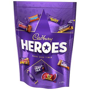 Cadbury Heroes výběr čokoládových bonbonů 270 g