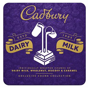 Cadbury výběr čokoládových bonbonů s různými náplněmi 600 g