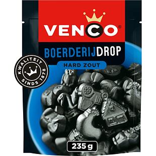 Venco slané lékořicové bonbony s farmářskými motivy 235 g