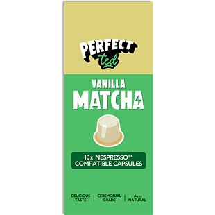PerfectTed Matcha s vanilkovou příchutí kapsle Nespresso 10 ks 1,5 g