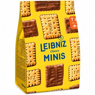 Leibniz EU Minis Choco mini sušenky s mléčnou čokoládou 100 g