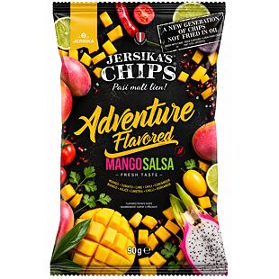 Jersika popované chipsy s příchutí mango salsy 90 g