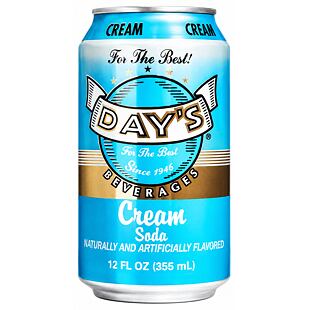 Day's Soda sycený nápoj s příchutí Cream Soda 355 ml