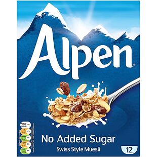 Alpen müsli bez přidaného cukru 550 g