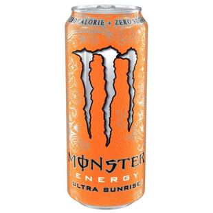 Monster USA Ultra sycený energetický nápoj s příchutí pomeranče a mandarinky se sladidly 473 ml