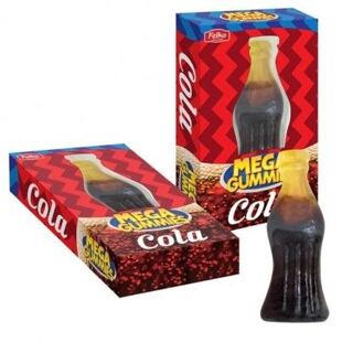 Felko Mega Gummies želé ve tvaru coly 600 g