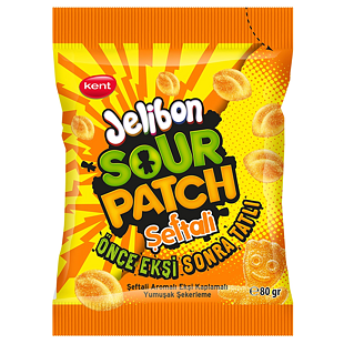 Sour Patch Kids želé bonbony s příchutí broskve 80 g