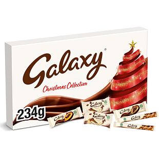 Galaxy výběr mléčných čokolád s různými příchutěmi 234 g
