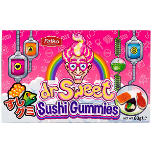 Felko Dr. Sweet gumové bonbóny ve tvaru sushi 60 g